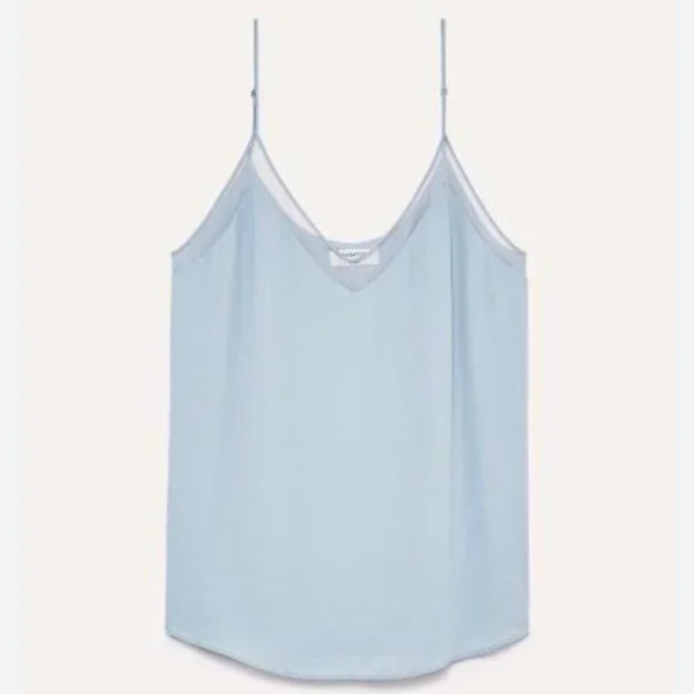 SOLD - Aritzia Babaton Galen Camisole in Light Sky Blue, Size XS